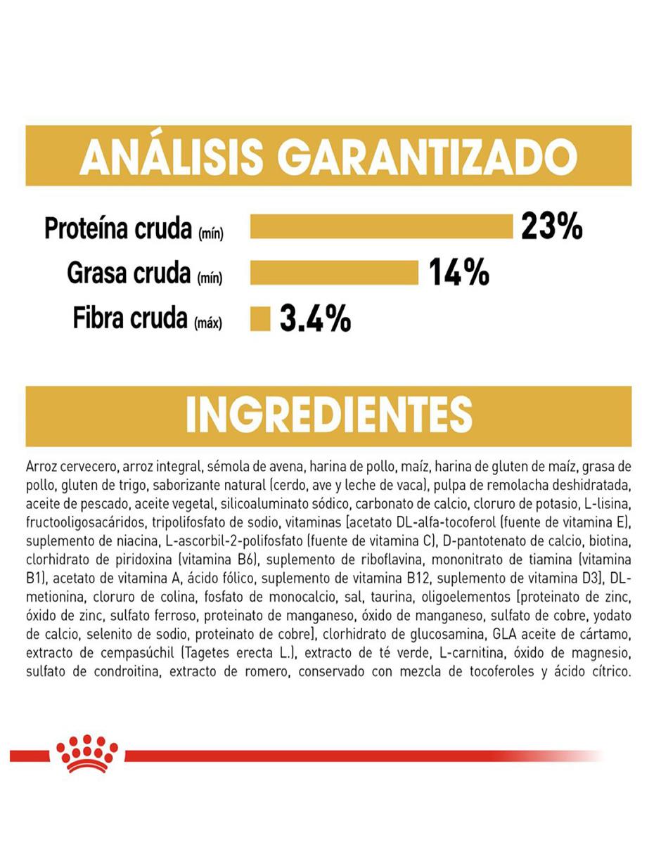 Croqueta Royal Canin de pollo para perro etapa adulto contenido 4.5 kg 6