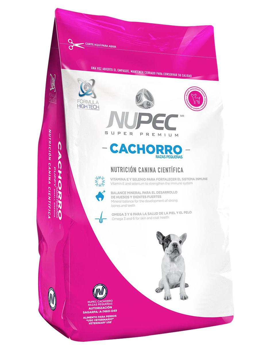 Croqueta Nupec de carne con pollo para perro etapa cachorro raza pequeña