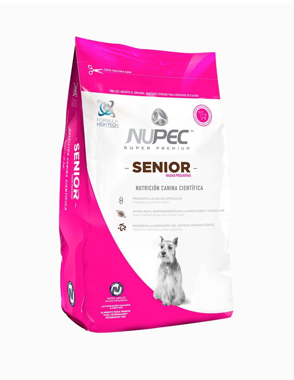 Croqueta Nupec de carne con pollo para perro etapa senior raza pequeña Croqueta Nupec de carne con pollo para perro etapa senior raza pequeña