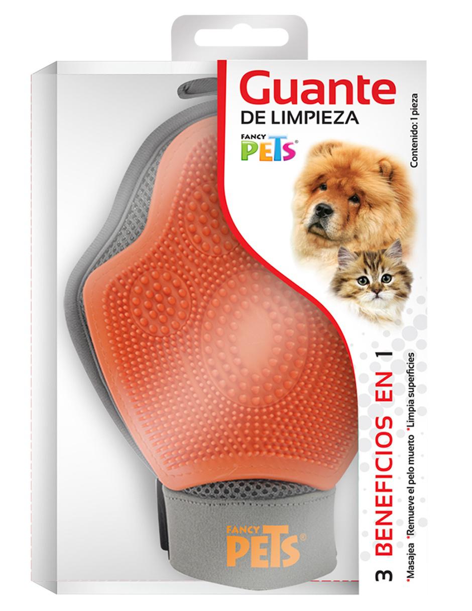 Guante de limpieza para mascota gris medio