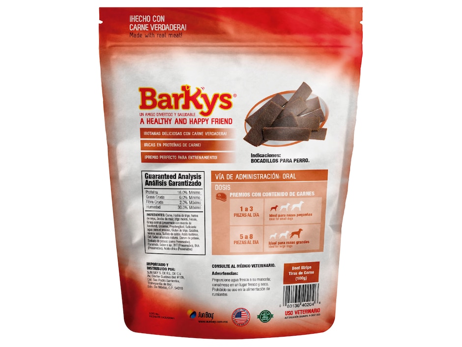 Premio de res para perro 100 g
