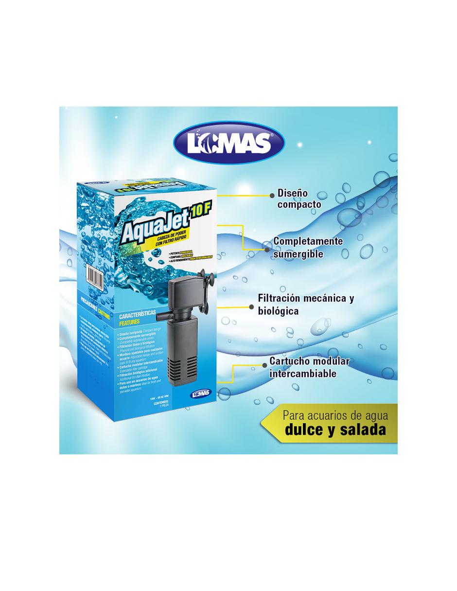 Cabeza de poder filtro rápido Lomas Aqua Jet 10
