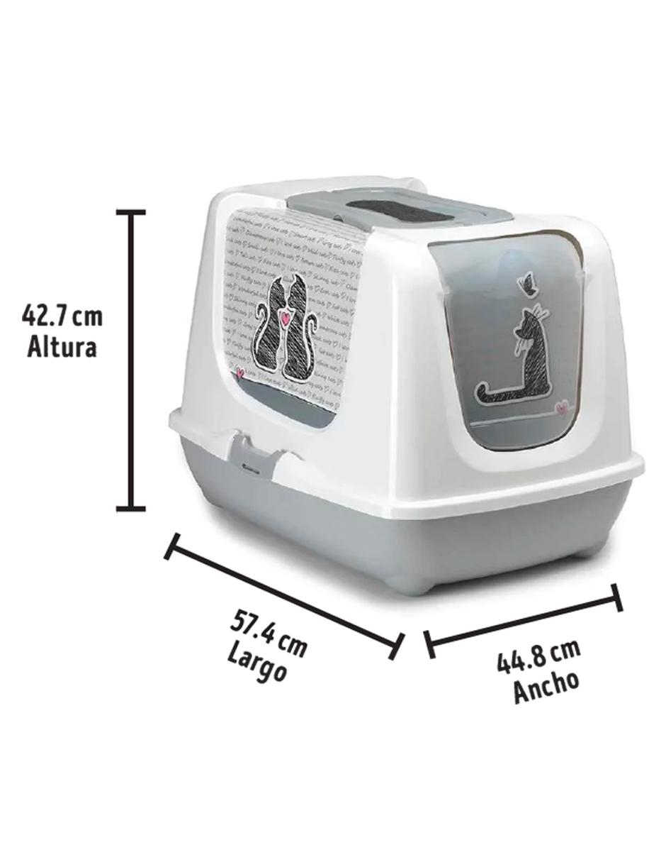 Arenero para Gato Moderna Cats In Love