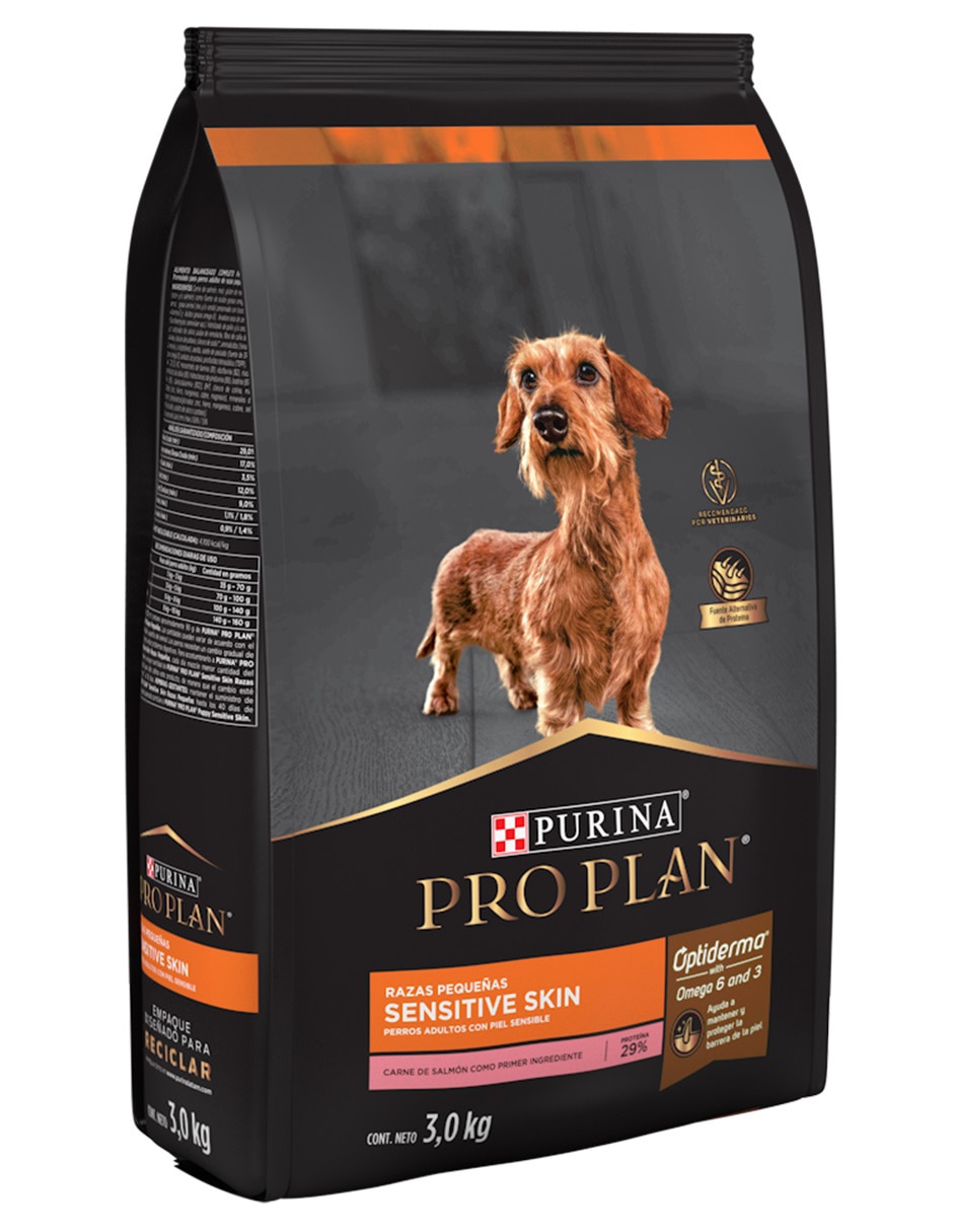 Croqueta Pro Plan de salmón para perro etapa adulto raza pequeña contenido 3 kg 4