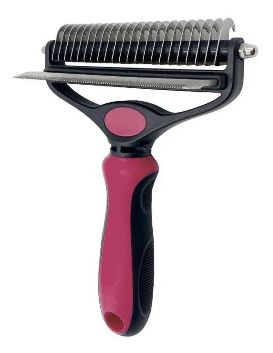 Cepillo de acero inoxidable para perro y gato