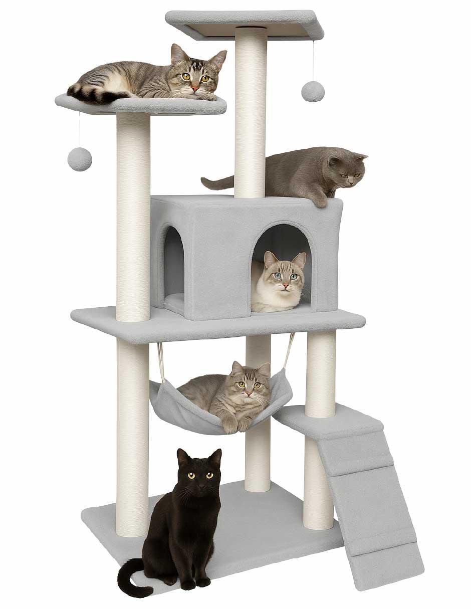 Mueble rascador para gato Gatirena