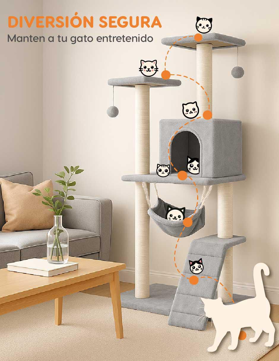 Mueble rascador para gato Gatirena