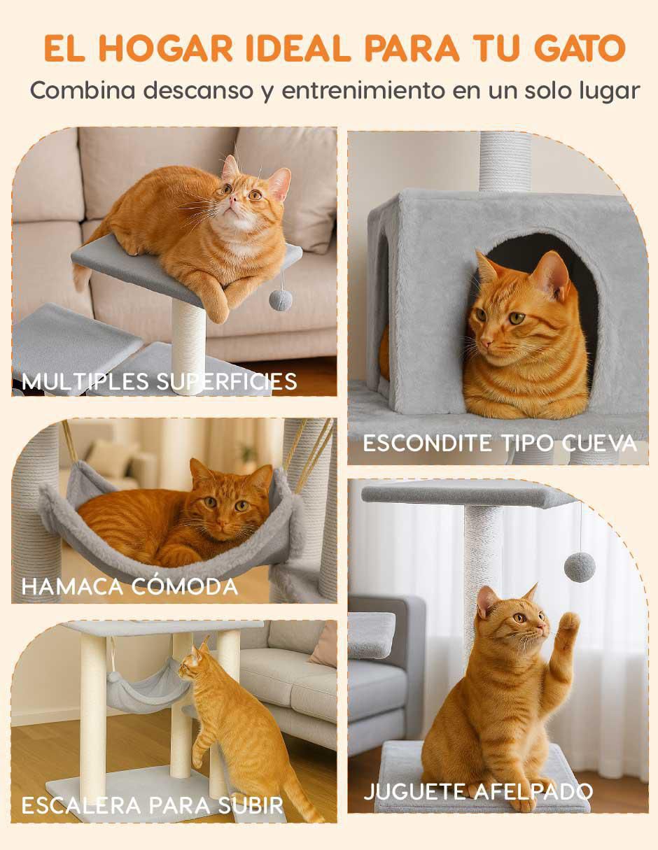 Mueble rascador para gato Gatirena