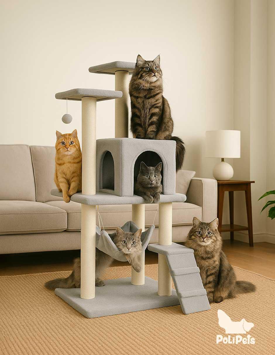 Mueble rascador para gato Gatirena