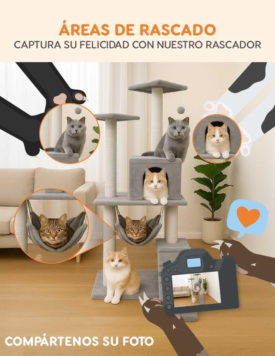 Mueble rascador para gato gatirena 6