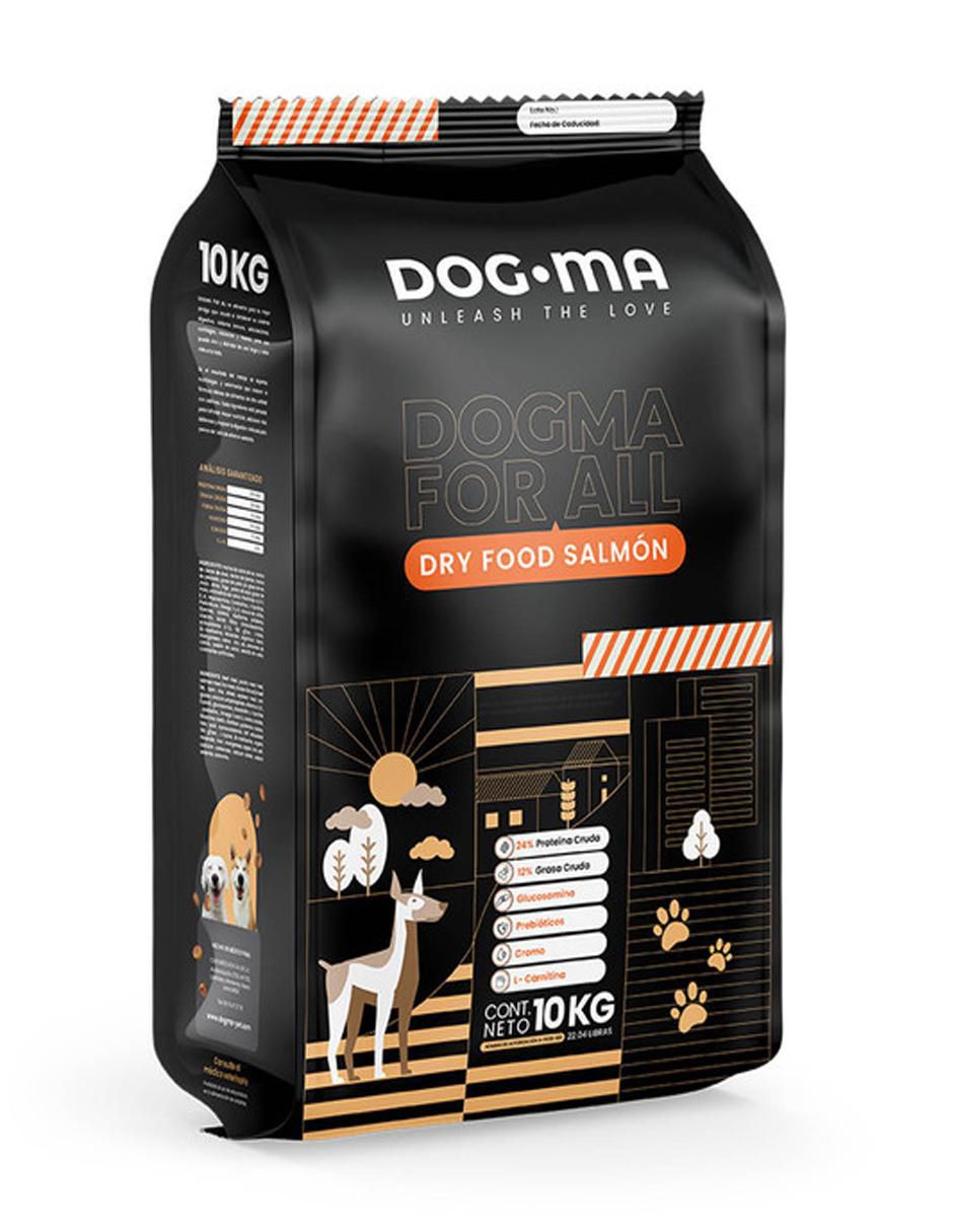 Croqueta de salmón para perro todas las etapas contenido individual 10 kg 9