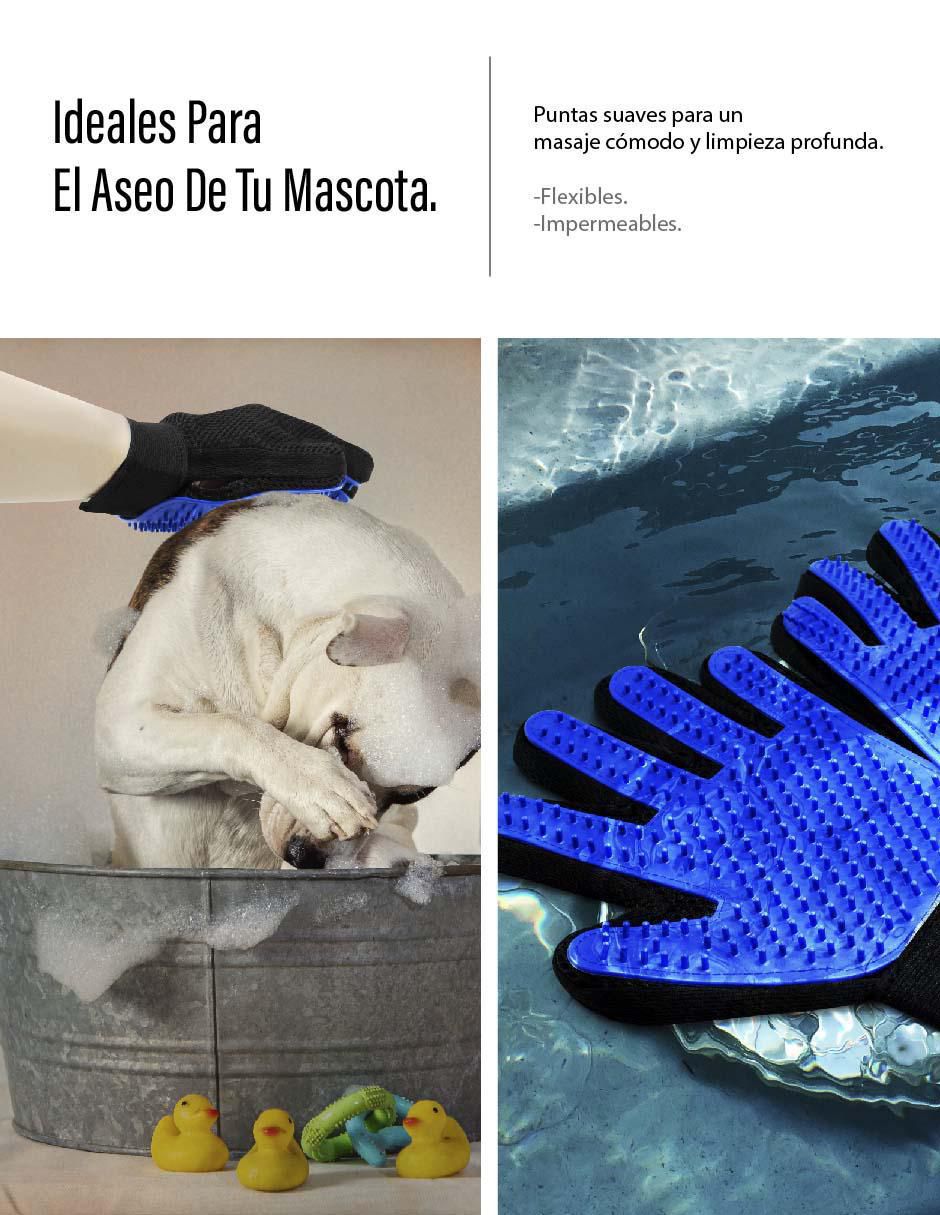 Guante limpiador Idea Nuova de silicón para mascota