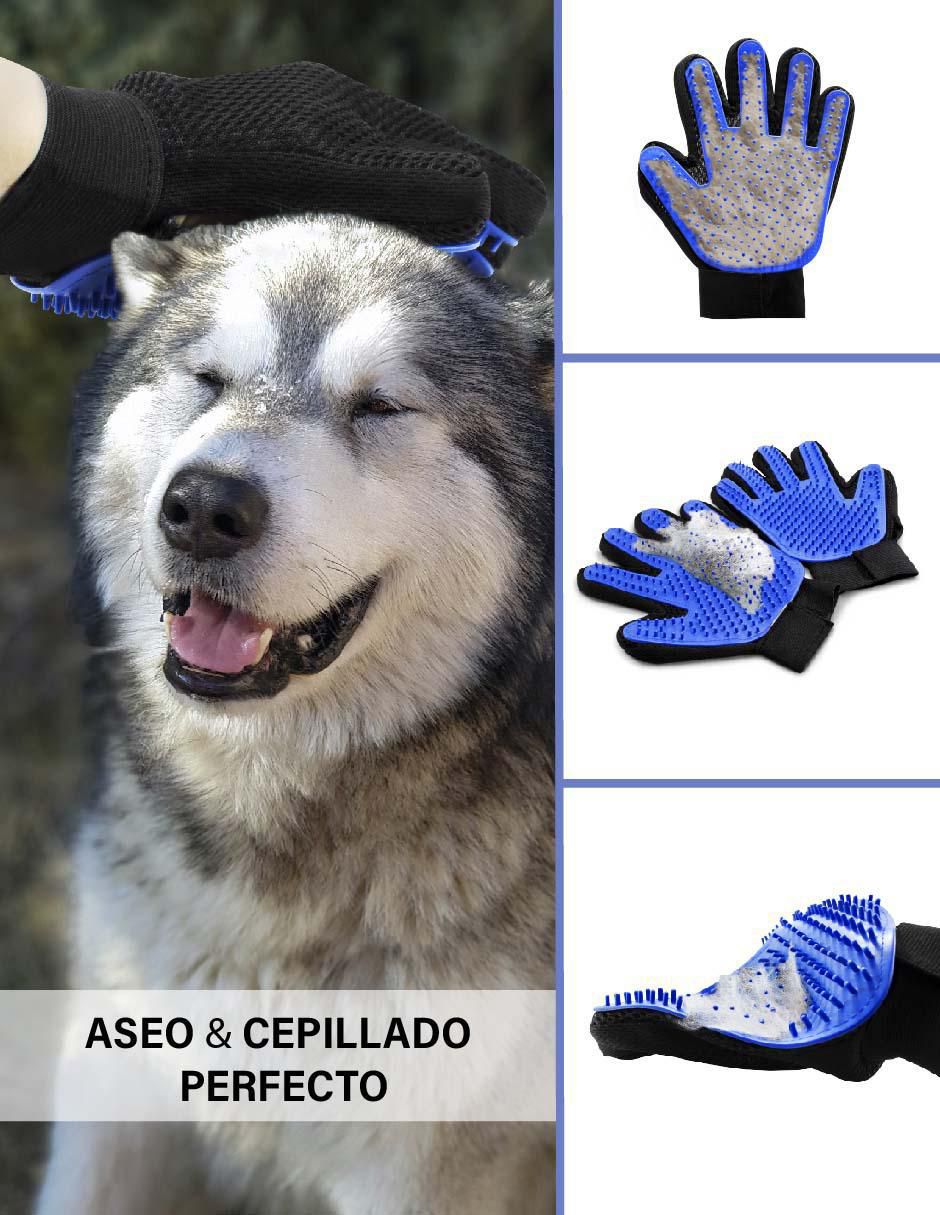Guante limpiador Idea Nuova de silicón para mascota