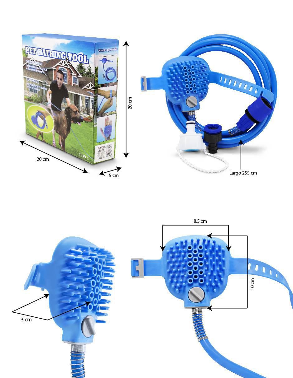 Guante Idea Nuova de silicón para mascota
