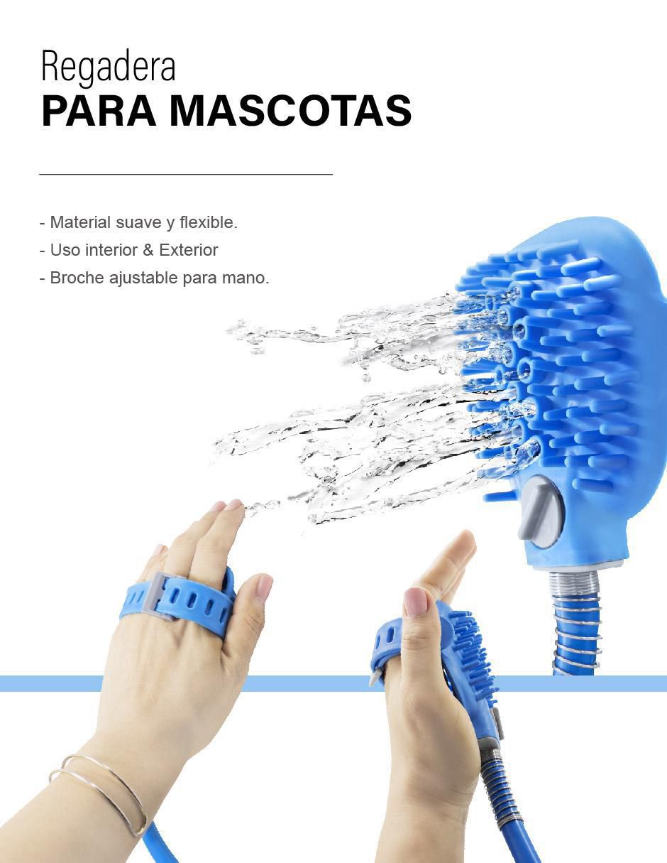 Guante de silicón para mascota