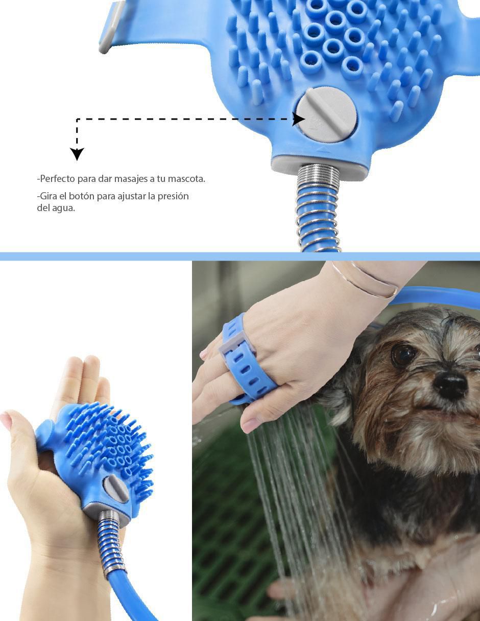 Guante Idea Nuova de silicón para mascota
