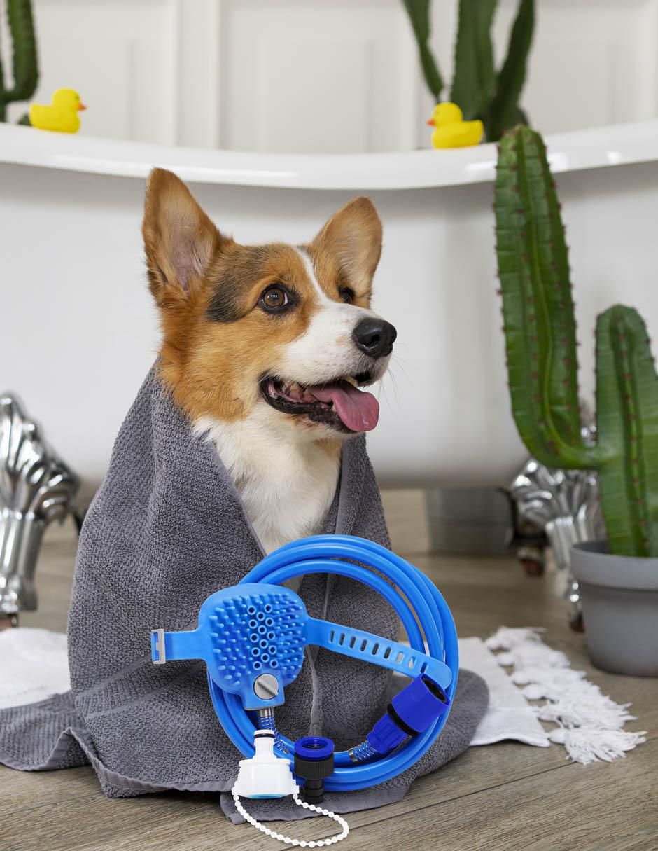 Guante Idea Nuova de silicón para mascota