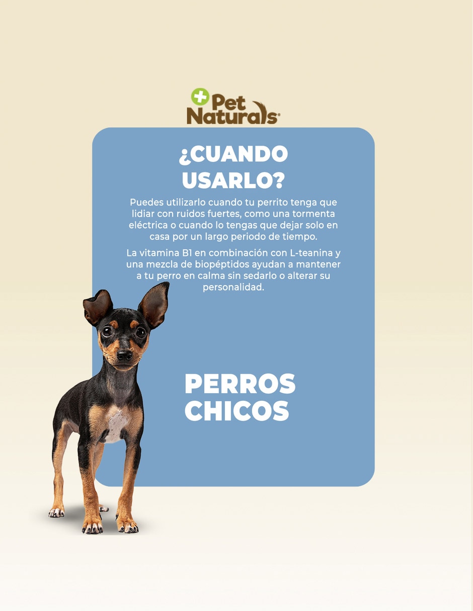 Calmante para mascota para perro contenido 31.5 g 3