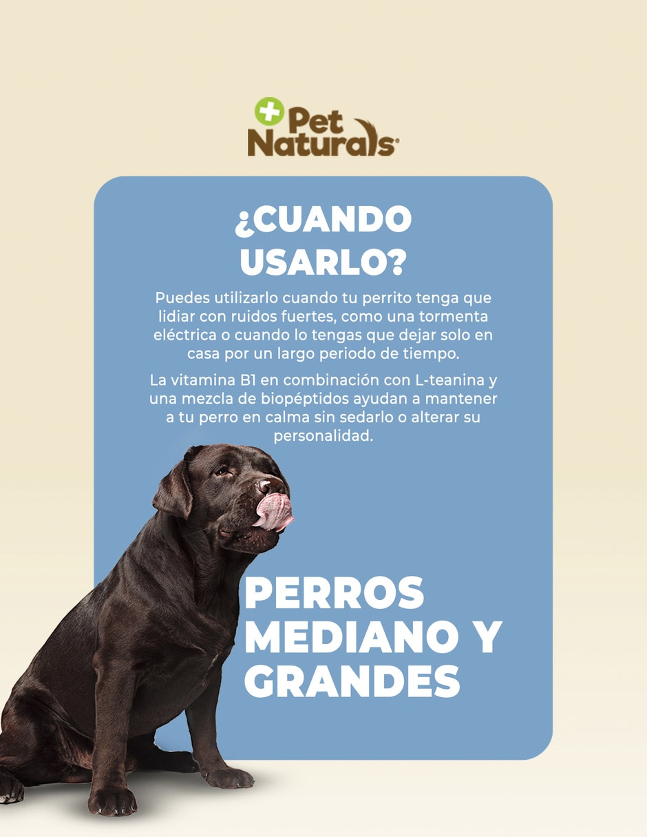 Calmante para mascota para perro contenido 31.5 g 3