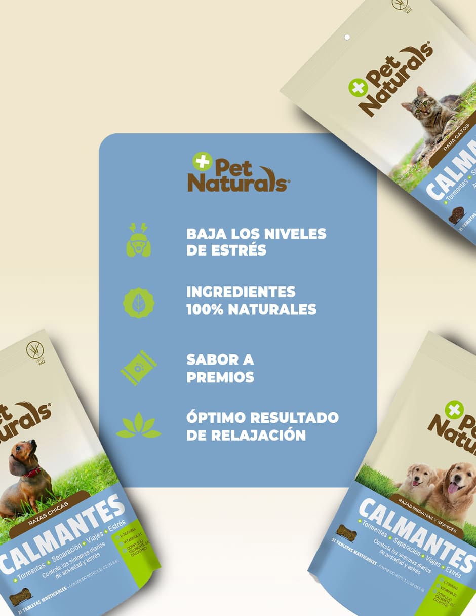 Calmante para mascota para gato contenido 31.5 g 4