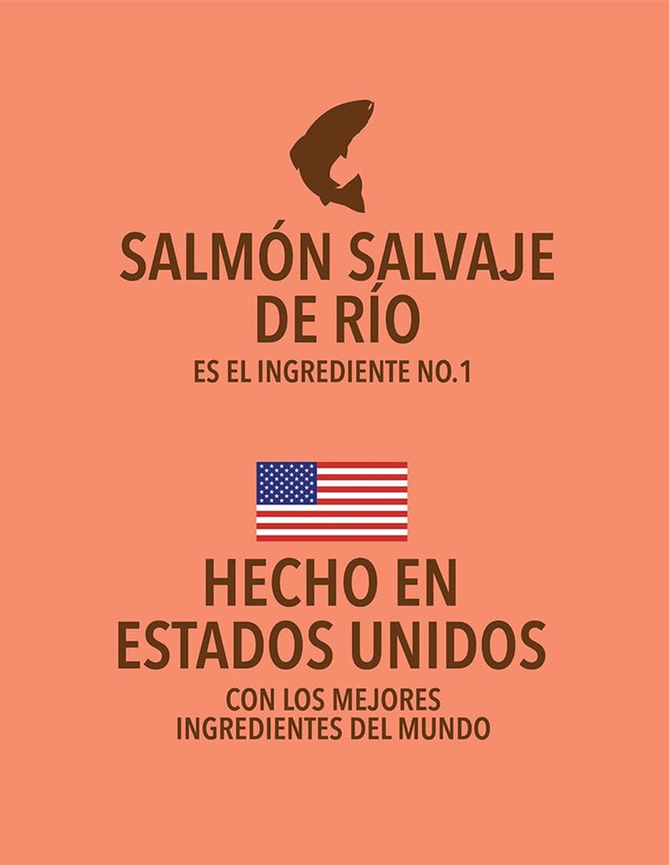 Alimento húmedo de salmón para perro todas las etapas contenido 85 g 5