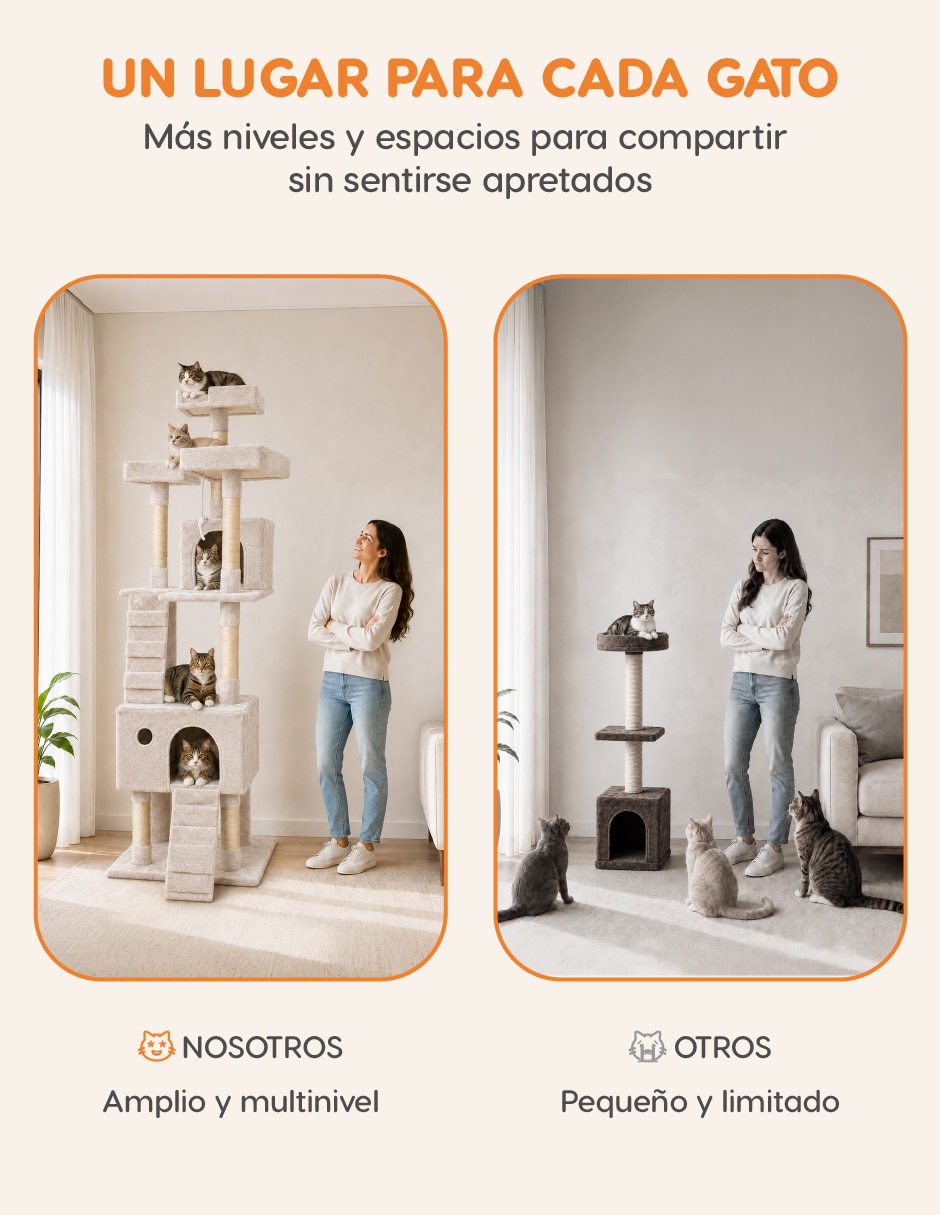 Mueble rascador para gato 2