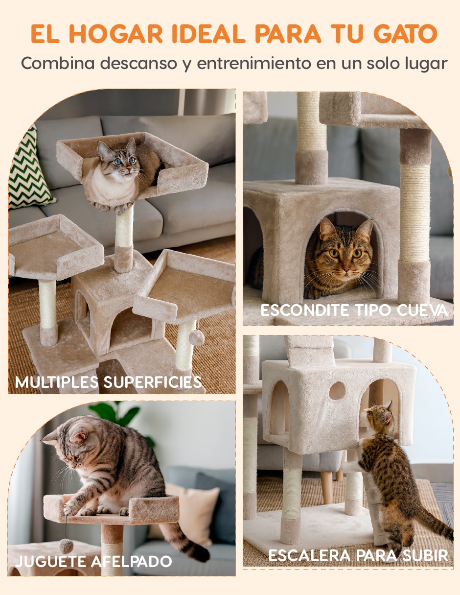 Mueble rascador para gato 9