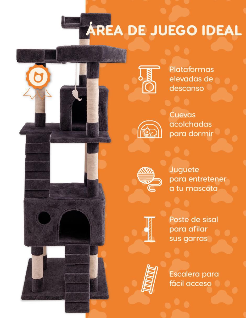 Mueble rascador para gato Poli Pets