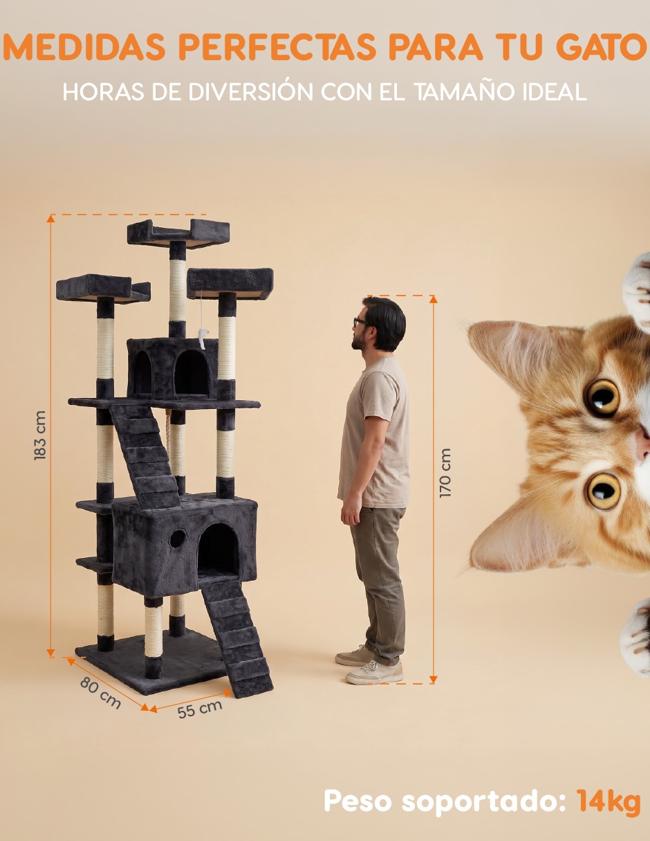 Mueble rascador para gato 10