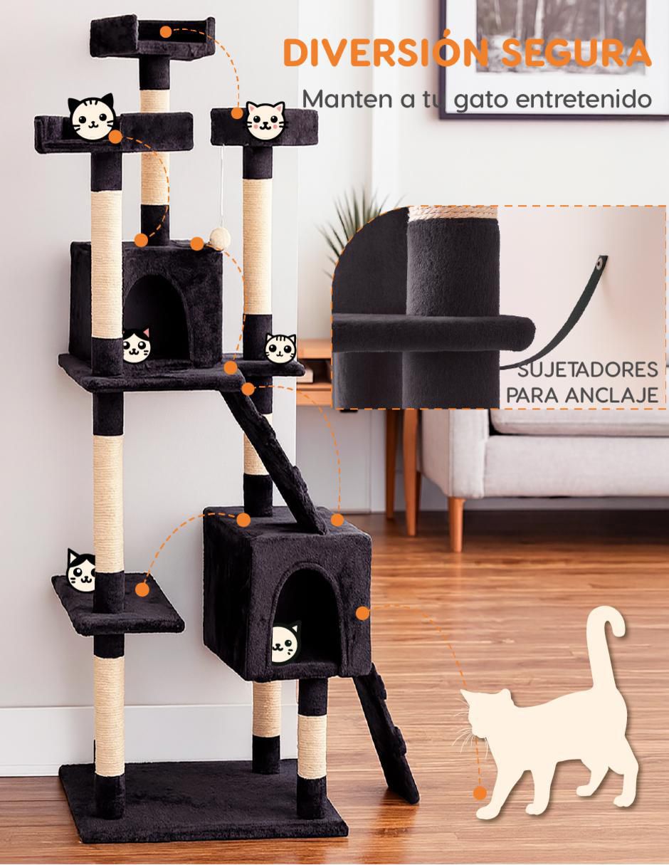 Mueble rascador para gato Poli Pets