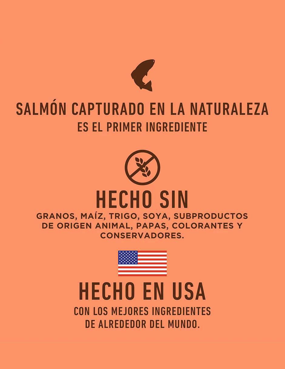 Croqueta de salmón para gato todas las etapas contenido individual 4.5 kg 4