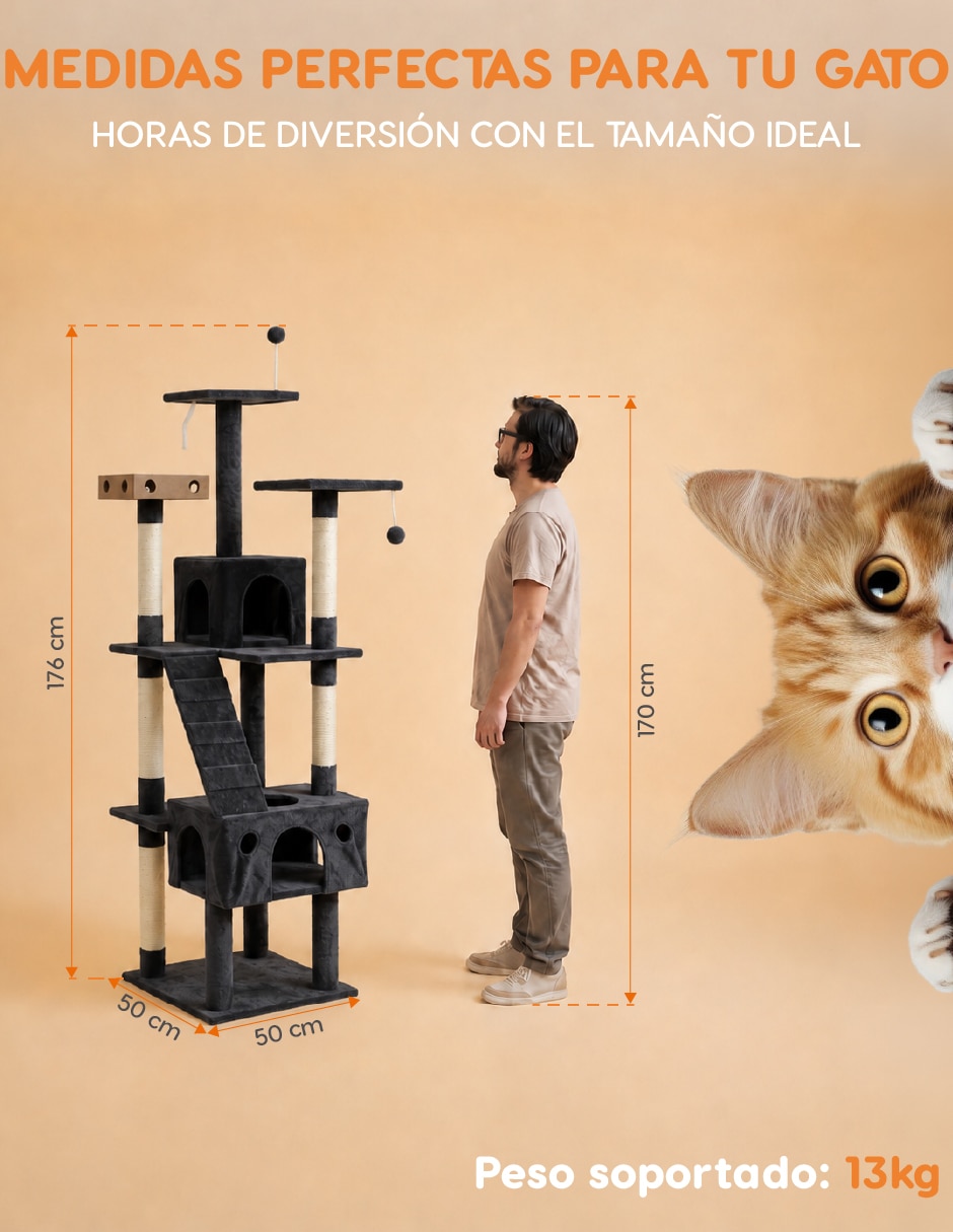 Mueble rascador para gato 10