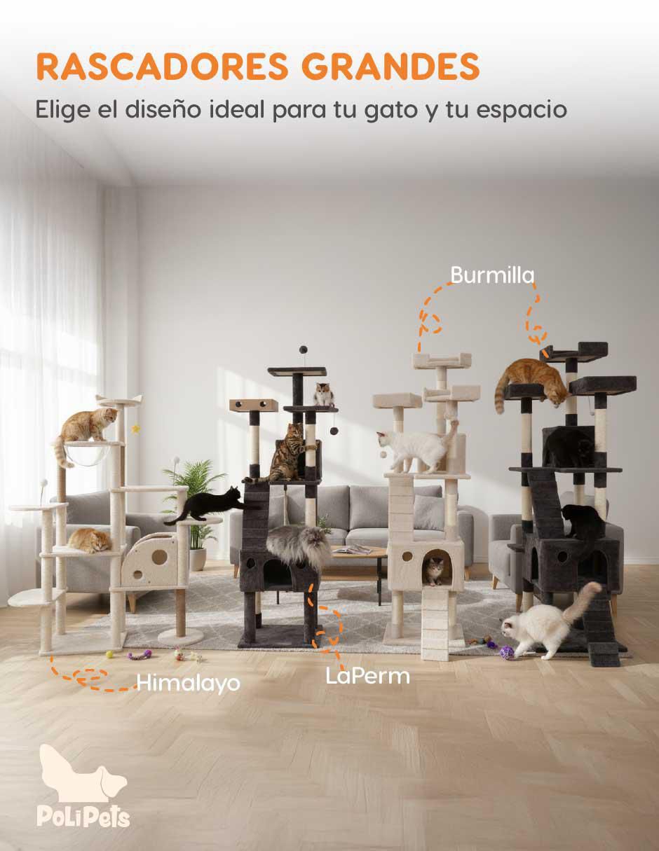 Mueble rascador para gato