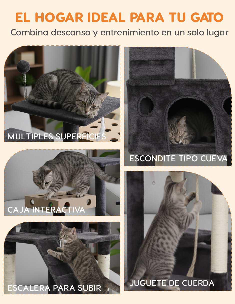 Mueble rascador para gato poli pets