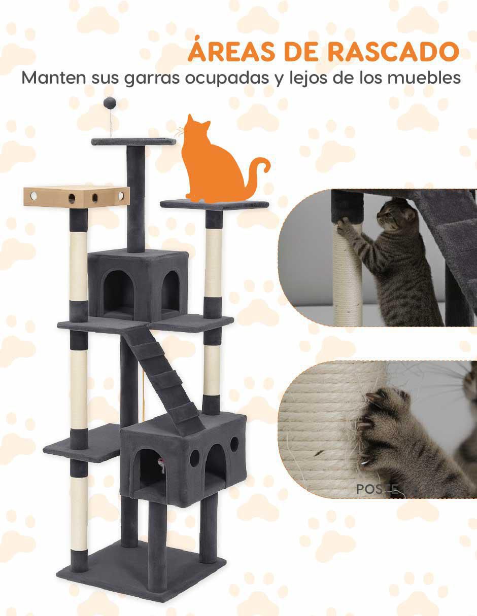 Mueble rascador para gato poli pets