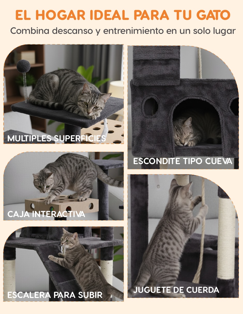 Mueble rascador para gato 7