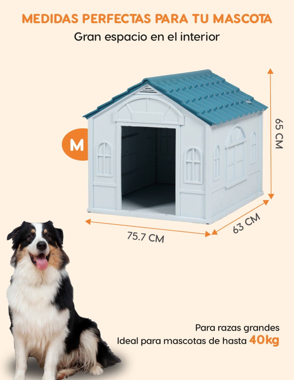 Casa para perro poli pets