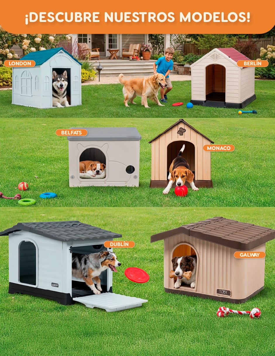 Casa para perro poli pets