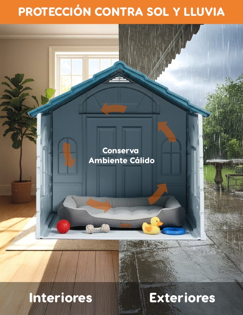 Casa para perro poli pets
