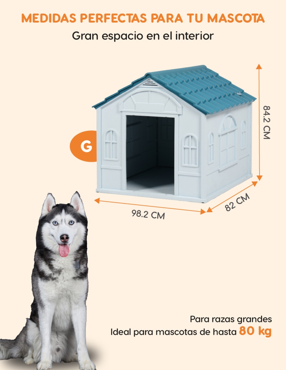 Casa para perro poli pets