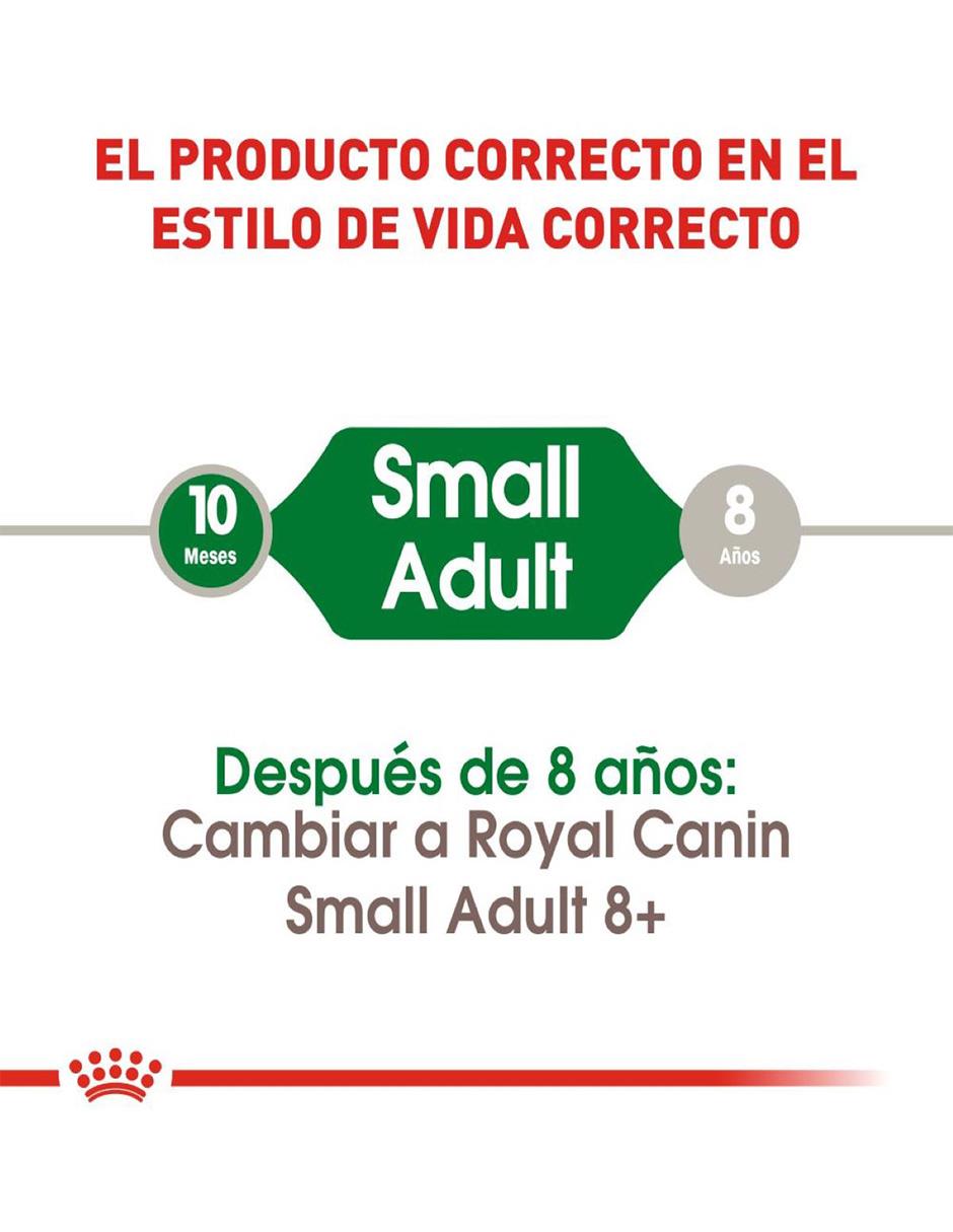 Croqueta Royal Canin de pollo para perro etapa adulto raza pequeña contenido 13.6 kg 5
