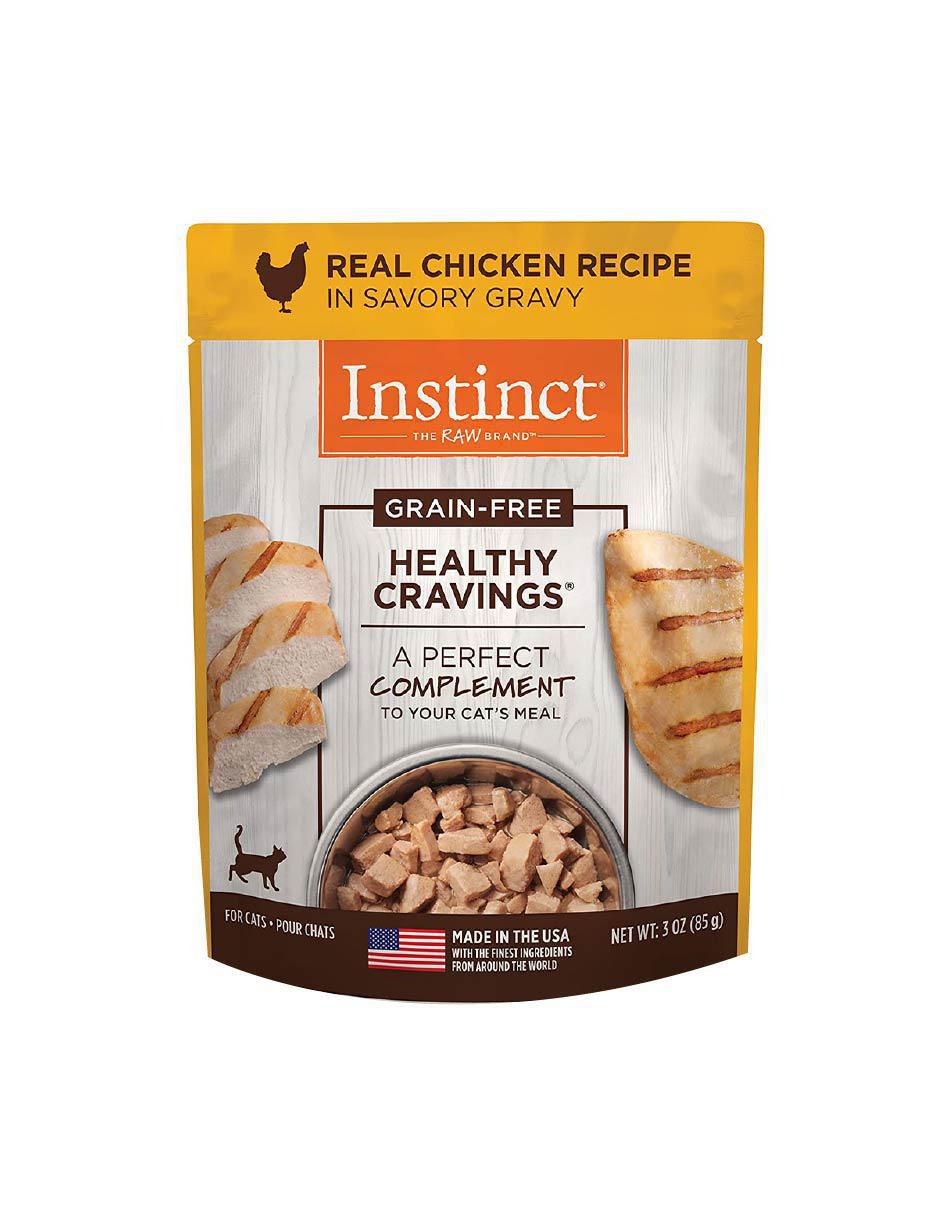 Alimento húmedo de pollo para gato todas las etapas contenido individual 85 g