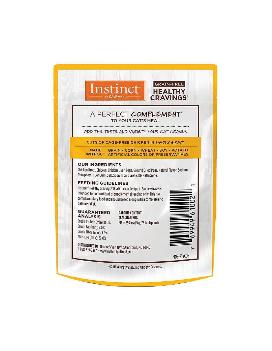 Alimento húmedo de pollo para gato todas las etapas contenido individual 85 g 5