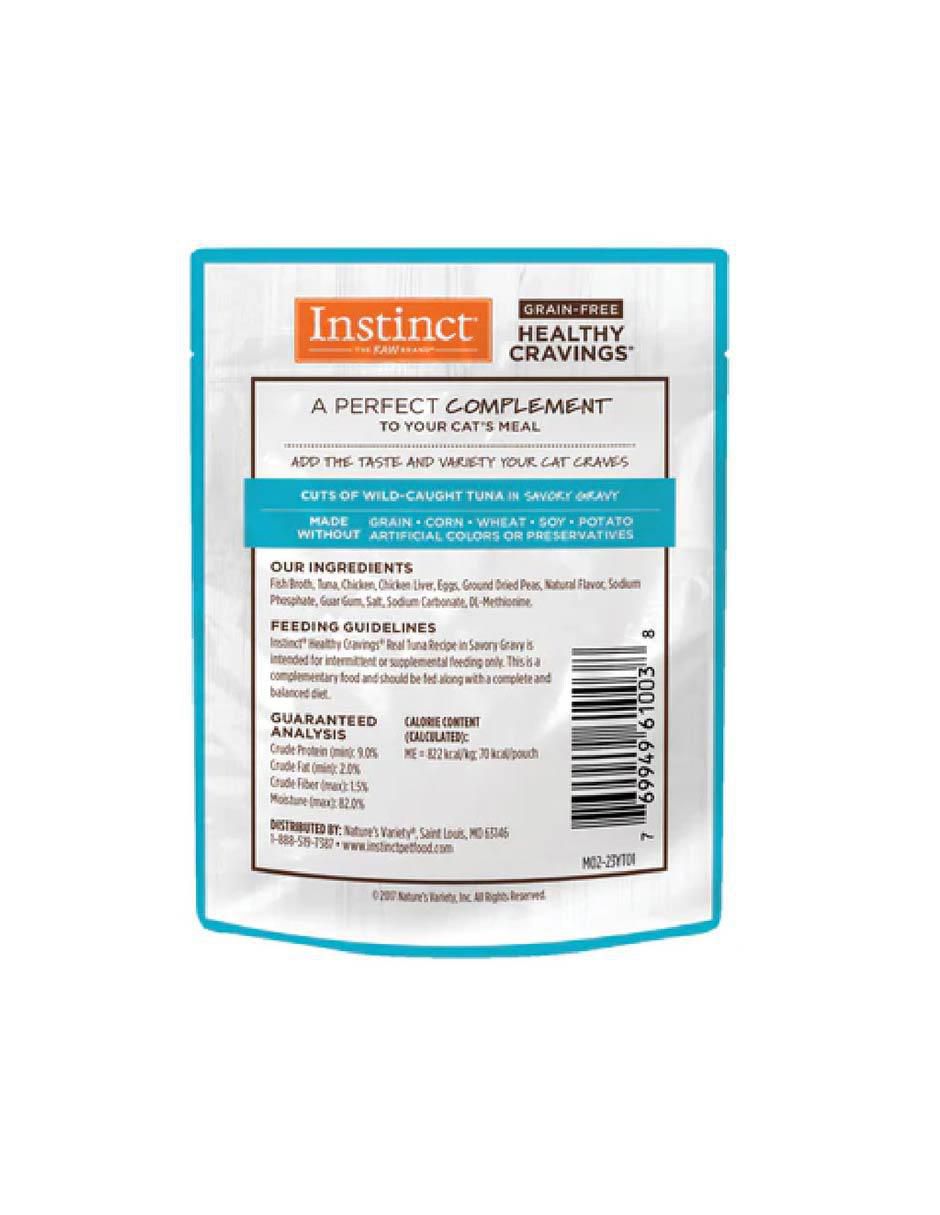 Alimento húmedo de atún para gato todas las etapas contenido individual 85 g 6