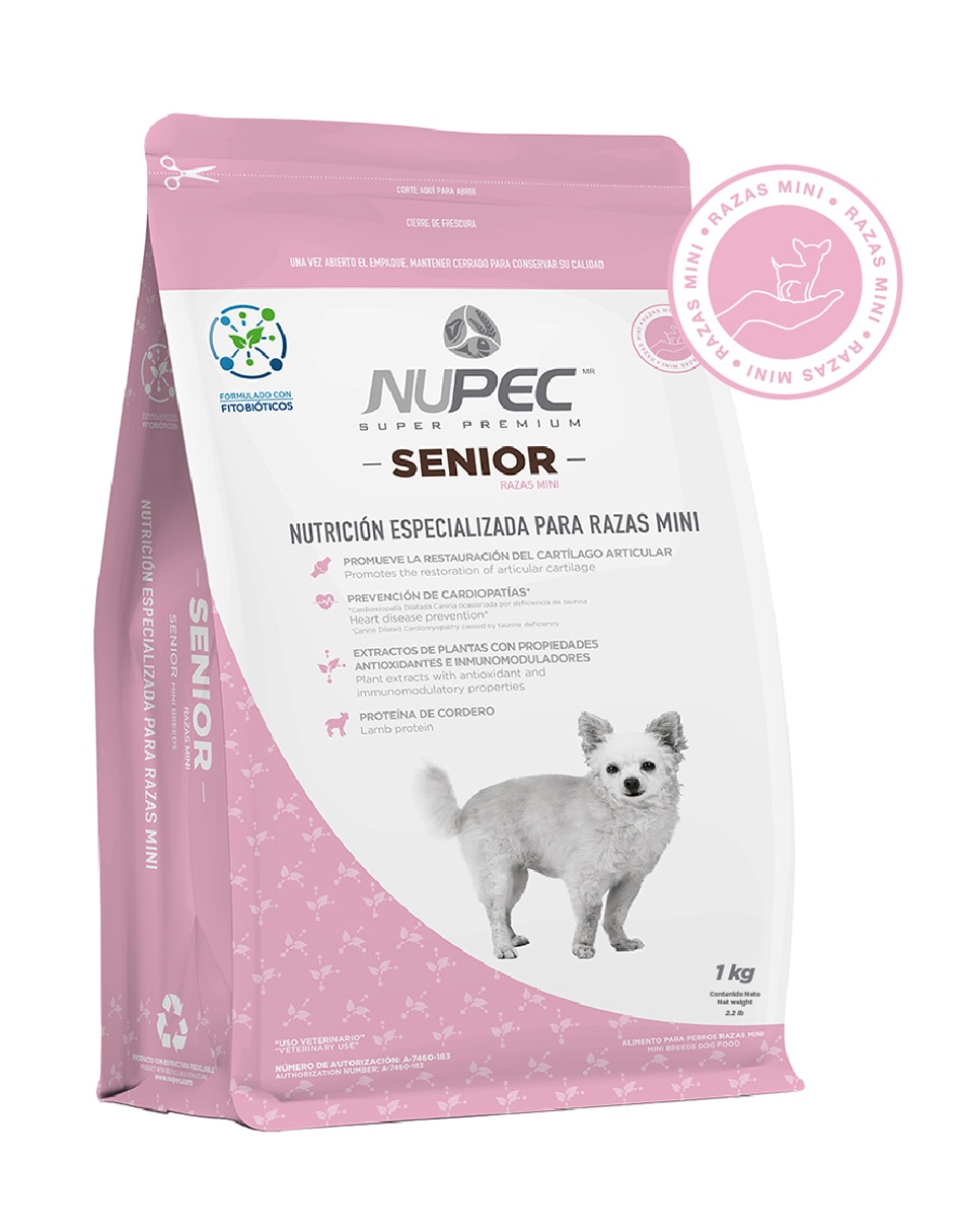 Croqueta Nupec de cordero para perro etapa senior miniatura Croqueta Nupec de cordero para perro etapa senior miniatura