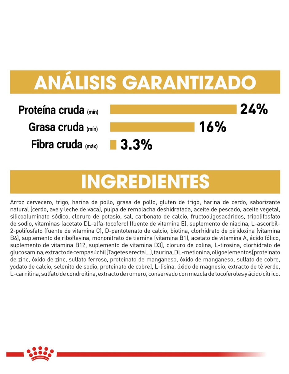 Croqueta Royal Canin de pollo para perro etapa adulto contenido 7.7 kg 7