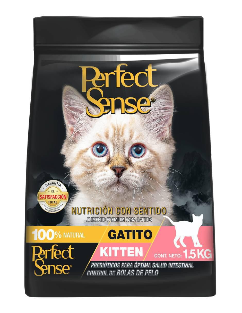 Croqueta de pollo para gato etapa cachorro contenido 1.5 kg