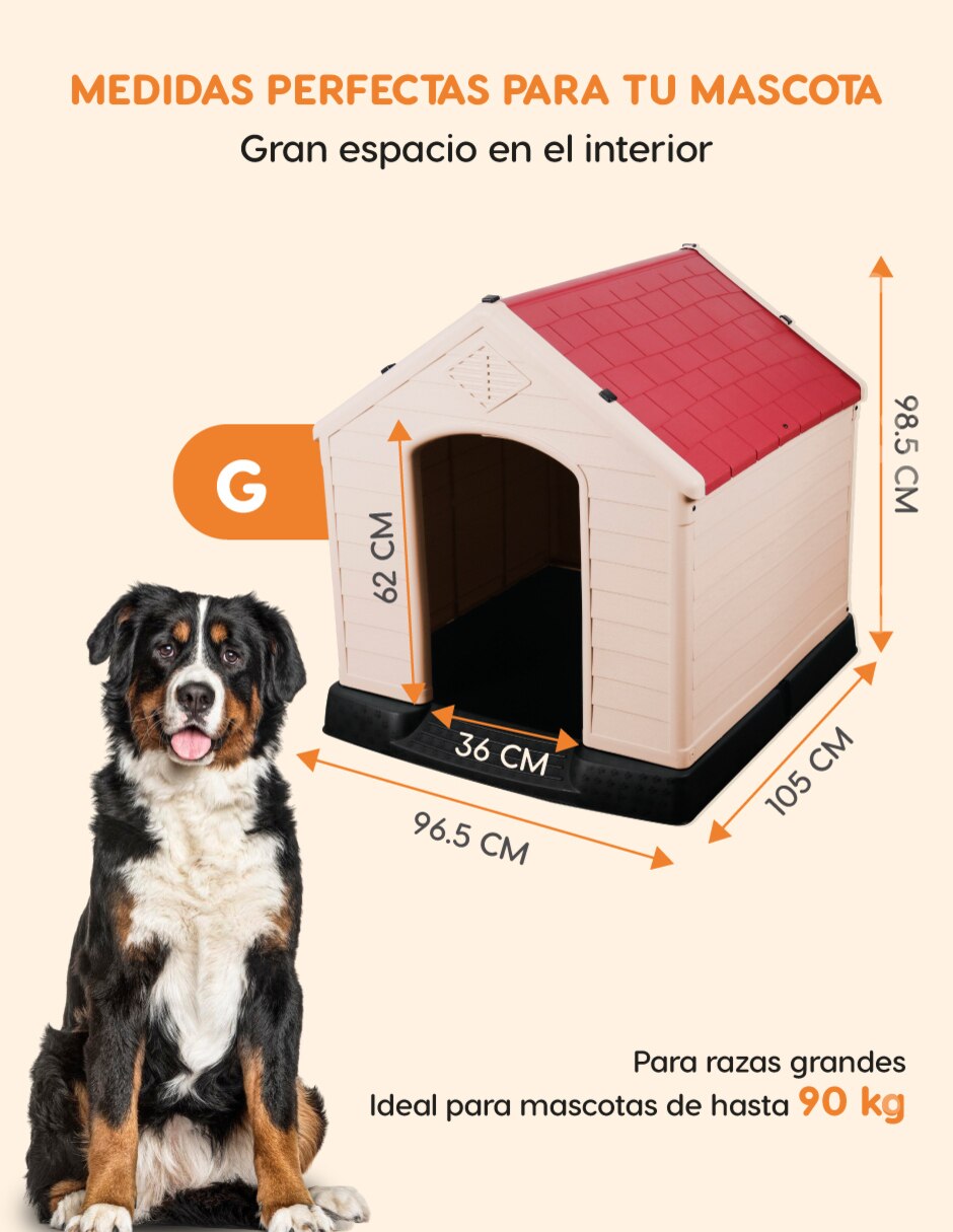 Casa para perro poli pets