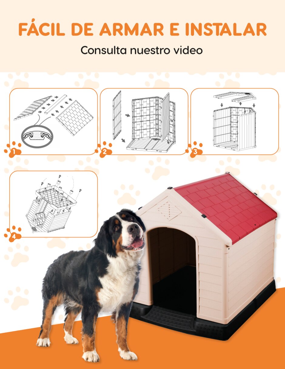 Casa para perro poli pets