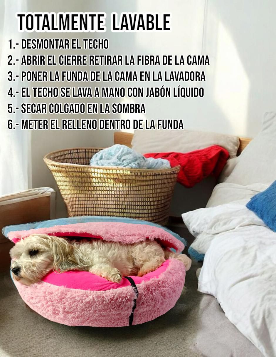 Cama para perro y gato Lunics